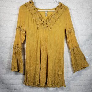 MolioRelio S Women's boho chic peasant top blouse